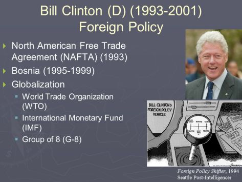 BillClinton ForeignPolicymuh legacy